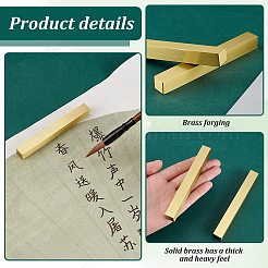 Латунное пресс-папье DJEW-WH0050-26B-G