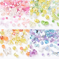 60 г 3-х цветных акриловых бусин&nbsp;MACR-YW0003-35