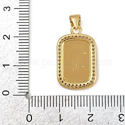 Латунные микро проложить кубического циркония подвески&nbsp;KK-D424-21C-G