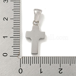 Подвески из нержавеющей стали 304 с кубическим цирконием STAS-C102-04F-P