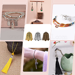 120 шт. двухцветные шапочки в тибетском стиле&nbsp;TIBEB-PH0005-40