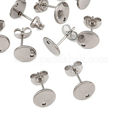 Фурнитура для сережек-гвоздиков из нержавеющей стали марки 304&nbsp;X-STAS-R063-35