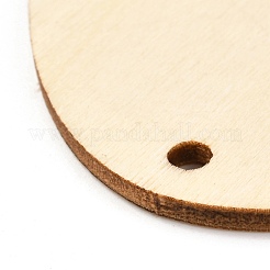 Bricolage en forme d'oeuf fait à la main évider le bois de graffiti&nbsp;WOOD-G007-02D