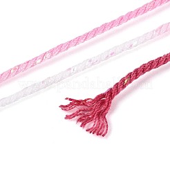 30 м окрашенный сегментный хлопковый шнур для макраме&nbsp;OCOR-T018-01H