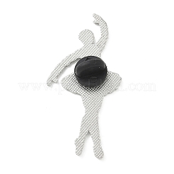 Épingles en émail de robot ballerine&nbsp;JEWB-F047-01B-P