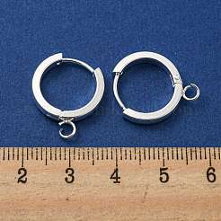201 boucles d'oreilles créoles en acier inoxydable&nbsp;STAS-A167-01N-S