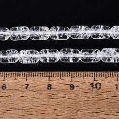 Transparent Knistern Glasperlen Stränge&nbsp;GLAA-NH0001-04-A02