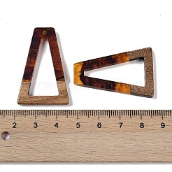 Подвески из смолы и дерева WOOD-F015-10G