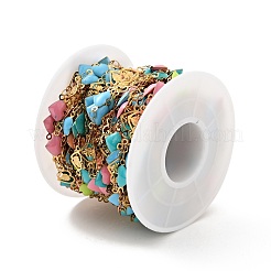 Цепи сердечного звена из нержавеющей стали с ионным покрытием (ip) с красочной эмалью CHS-C005-01G