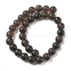 Натуральные ледяные обсидиановые бусинки G-P590-A01-12mm-02