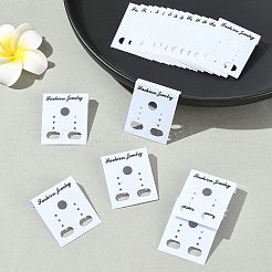 180PCS дисплей карты прямоугольник пластиковые серьги EDIS-FS0001-01C