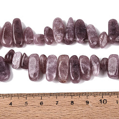 Brins de perles de quartz naturel teint&nbsp;G-Q606-24A-06