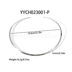 Collier ras du cou simple en acier inoxydable 304&nbsp;RC6869-2