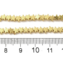 Гальванические нити из синтетических немагнитных гематитовых бусин&nbsp;G-I364-A01-G