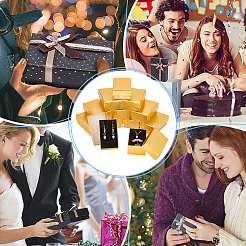 Прямоугольные картонные бумажные коробки для ювелирных изделий&nbsp;LS-CON-WH0098-08A