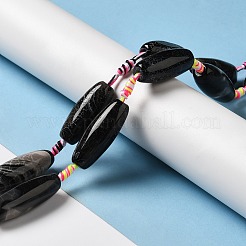 Природный агат бисер нитей G-K334-04A