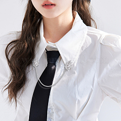 Ahademaker плоские круглые и цветочные и листовые булавки со стразами JEWB-GA0001-12