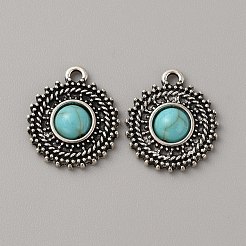 Pendente in lega stile tibetano&nbsp;TIBEP-CJC0002-11B