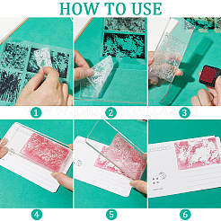 Tampons en silicone transparent&nbsp;DIY-WH0504-69