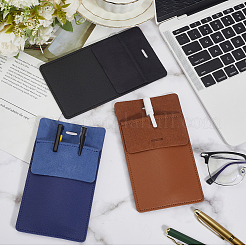 3 шт. 3-цветная прямоугольная сумка для ручек из искусственной кожи для врача AJEW-CL0001-20