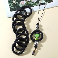 9шт кольцо пищевые экологически чистые силиконовые бусины&nbsp;JX895A