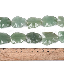 Естественный зеленый авантюрин бисер нитей&nbsp;G-T143-20A