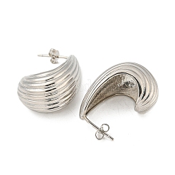 Латунь серьги&nbsp;EJEW-Q799-01P