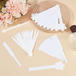 150 шт. 3 вида цветочных круглых тест-полосок для духов&nbsp;AJEW-CP0007-83