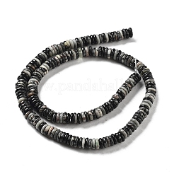 Бусины из натурального черного камня G-G084-A09-01