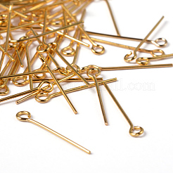 Vergoldeter messing-augennadelschmuck&nbsp;X-EPC2.0cm-G