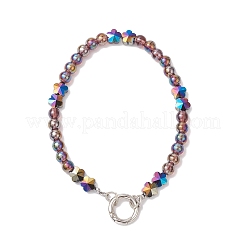 Гальванизированные прозрачные стеклянные подвесные украшения&nbsp;HJEW-JM03506-02