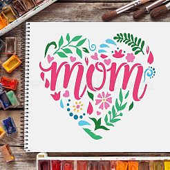Modelli di stencil per pittura da disegno riutilizzabili in plastica&nbsp;DIY-WH0172-388