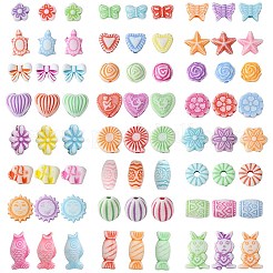 Наборы акриловых бусин в стиле ремесла&nbsp;MACR-FS0001-68