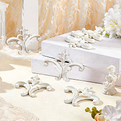 Applique décorative en cuir PU sculpté à motif floral&nbsp;AJEW-WH0696-649C