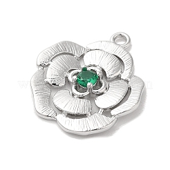 Латунь стекло кулоны&nbsp;KK-Z073-15P-05