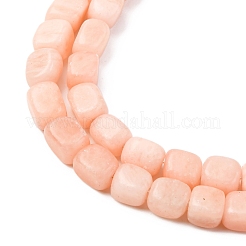 Нити бусин из натурального красного нефрита G-B155-D06