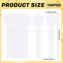 100 шт. тест-полоски для парфюмерной бумаги AJEW-CP0007-82A
