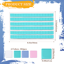 4шт 4 цвета многоразовый пластилин для нейл-арта MRMJ-CP0001-25
