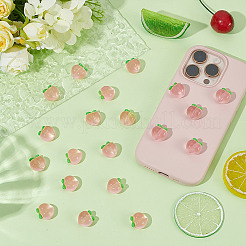 50 шт. подвески из смолы персикового цвета&nbsp;RESI-AR0001-51