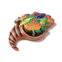 Кабошоны из непрозрачной смолы с изображением мультяшного племени&nbsp;LS-RESI-M043-01H