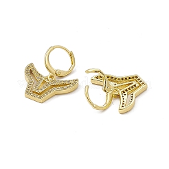 Прозрачные серьги-рычаги с подвесками из циркония EJEW-I277-02G