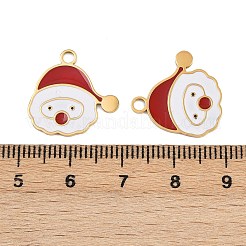 Подвески из нержавеющей стали 304 с эмалью на рождественскую тематику STAS-G359-01G-03