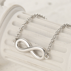 S925 silbernes Zirkon-Armband in 8-Form&nbsp;JF0394