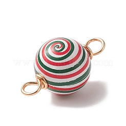 Подвески из натурального дерева с медной проволокой&nbsp;PALLOY-JF02038