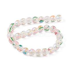 Прозрачные стеклянные бусины&nbsp;LAMP-F029-01H