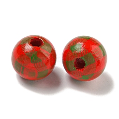 Набивные деревянные европейские бусины WOOD-G022-13A