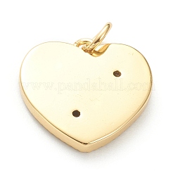 Латунные микро проложить кубического циркония подвески&nbsp;ZIRC-P200-13G-G