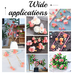 Мини-пенопласт имитация персиков DJEW-WH0038-30