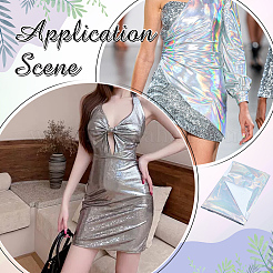 Ткань из полиэстера и спандекса для поделок своими руками DIY-WH0671-074A