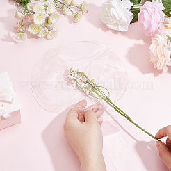 丸い透明なTPUバルーン  クリスマスの結婚式のパーティーの装飾用  透明  340x197x0.1mm&nbsp;AJEW-WH0314-398D
